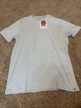 Free Planet Men’s Heather Light Blue Crew Tee